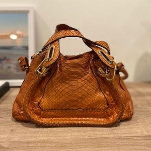 CHLOE PYTHON PARATY BAG - Retail $3,650